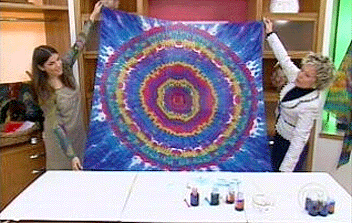 pintura em seda mandala